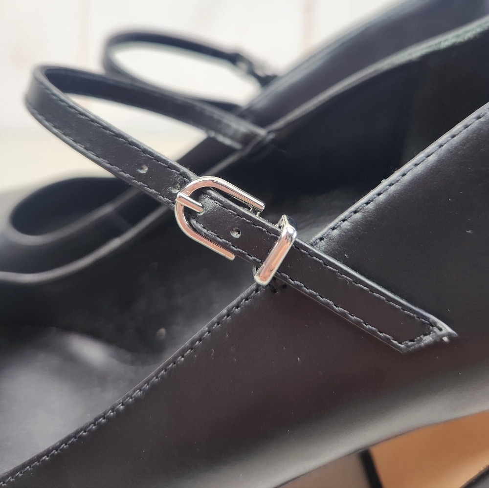 Anthropologie Black Heels - Picture 7 of 14